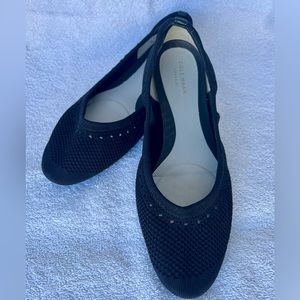 Cole Haan Women’s Black ZeroGrand Stitchlite Ballet Flat Sz 10